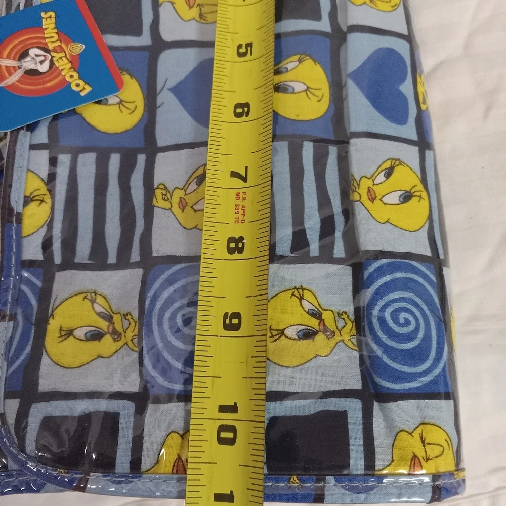 Looney Tunes Woman's Makeup Tweety Vinyl Bags NWT